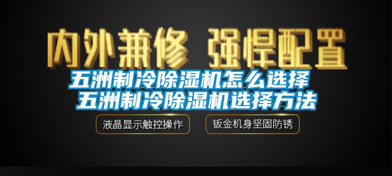 五洲制冷除濕機怎么選擇 五洲制冷除濕機選擇方法