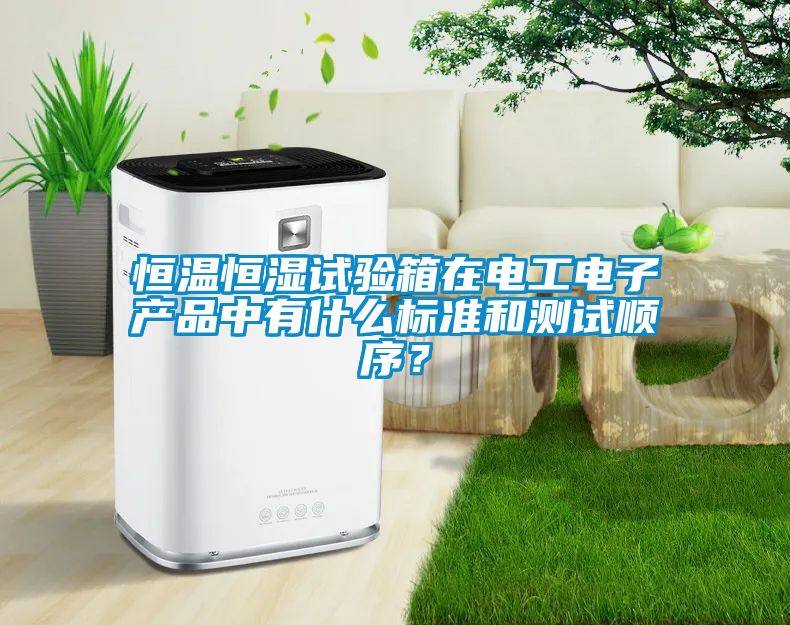 恒溫恒濕試驗箱在電工電子產品中有什么標準和測試順序？