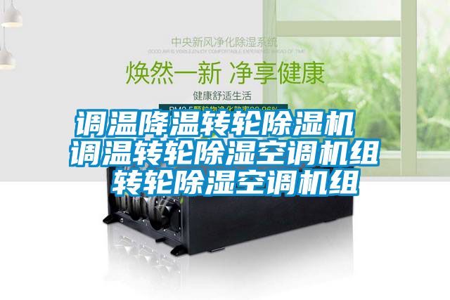 調溫降溫轉輪除濕機 調溫轉輪除濕空調機組 轉輪除濕空調機組