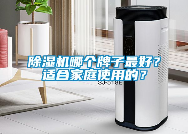 除濕機哪個牌子最好？適合家庭使用的？