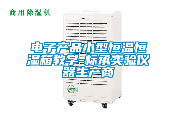 電子產品小型恒溫恒濕箱教學-標承實驗儀器生產商