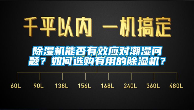 除濕機能否有效應對潮濕問題？如何選購有用的除濕機？